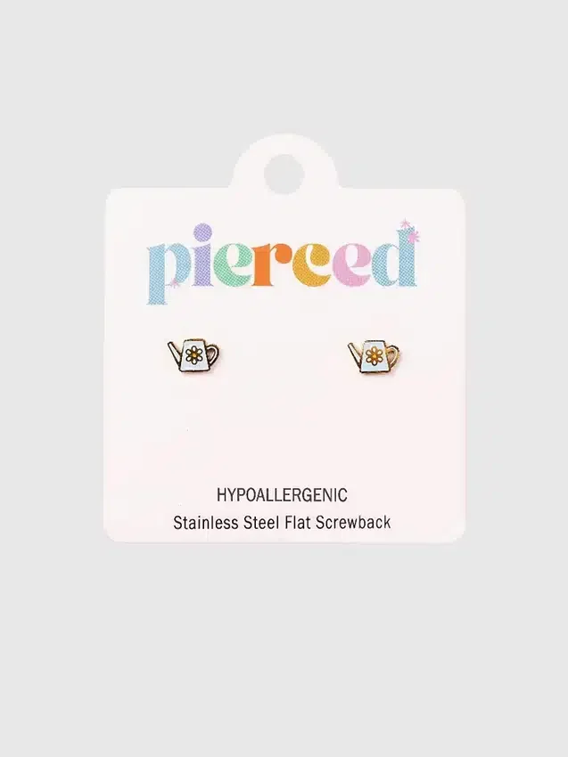 Pierced Co vannkanne-øreringer med skruelås