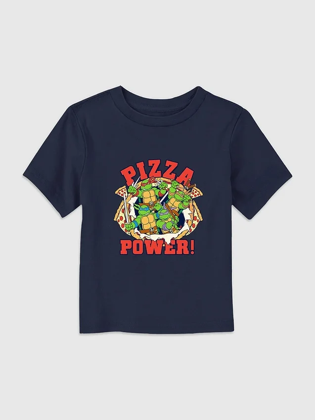 Pizza Power-T-skjorte for småbarn med Teenage Mutant Ninja Turtles