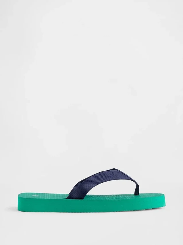 Platform-flip-flops i kanvas