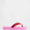 Platform-flip-flops i kanvas