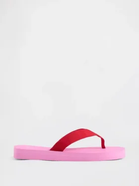Platform-flip-flops i kanvas