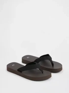 Platform-flip-flops i kanvas