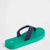 Platform-flip-flops i kanvas
