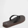 Platform-flip-flops i kanvas