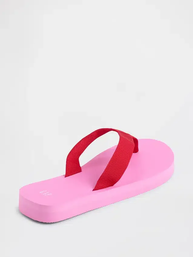 Platform-flip-flops i kanvas