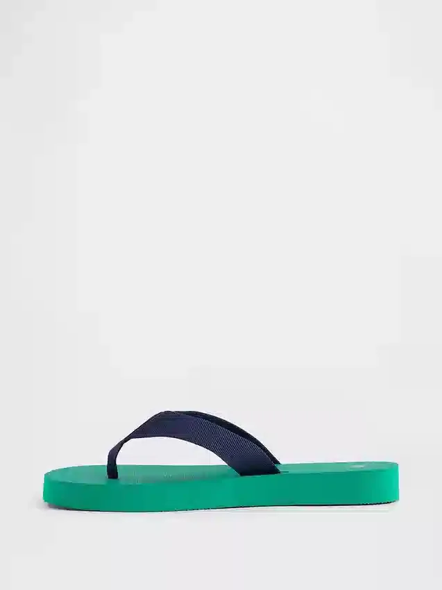 Platform-flip-flops i kanvas