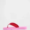 Platform-flip-flops i kanvas
