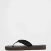 Platform-flip-flops i kanvas