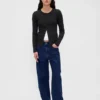 Pointelle-cardigan