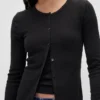 Pointelle-cardigan