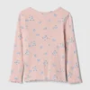 Pointelle-henley-top for Baby og Småbarn