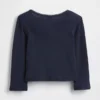 Pointelle-henley-top for Baby og Småbarn