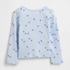 Pointelle-henley-top for Baby og Småbarn