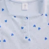 Pointelle-henley-top for Baby og Småbarn