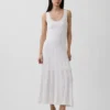 Pointelle-maxidress