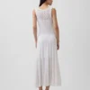 Pointelle-maxidress