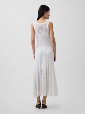 Pointelle-maxidress