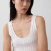 Pointelle-maxidress