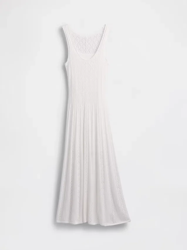 Pointelle-maxidress