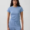 Pointelle-pyjamas-T-skjorte
