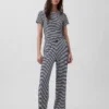 Pointelle-pyjamas-T-skjorte