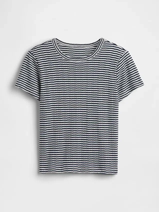 Pointelle-pyjamas-T-skjorte