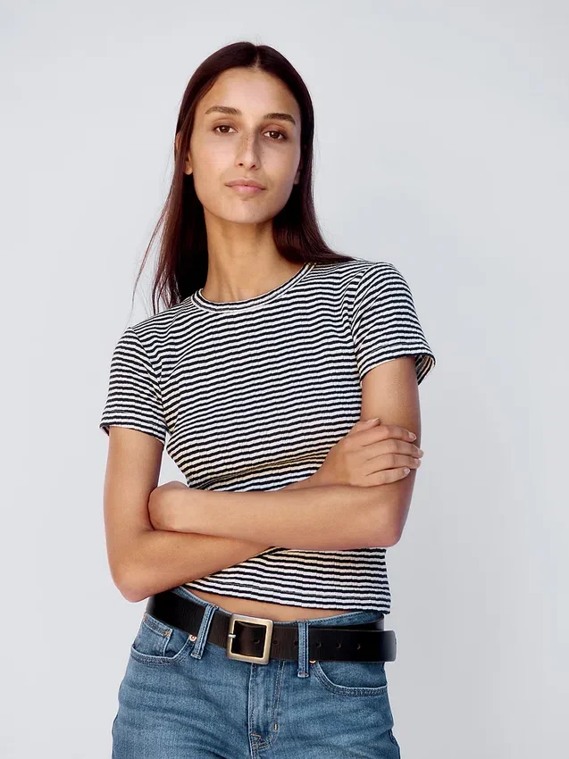 Pointelle-pyjamas-T-skjorte