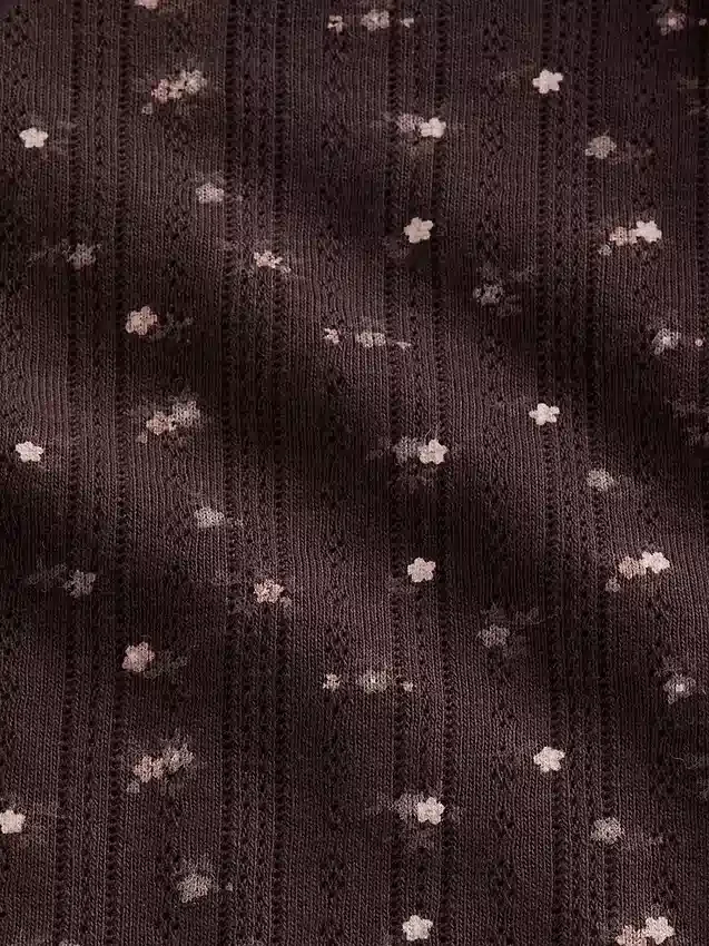 Pointelle-pyjamasoverdel