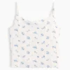 Pointelle-ribbet cami-top for barn