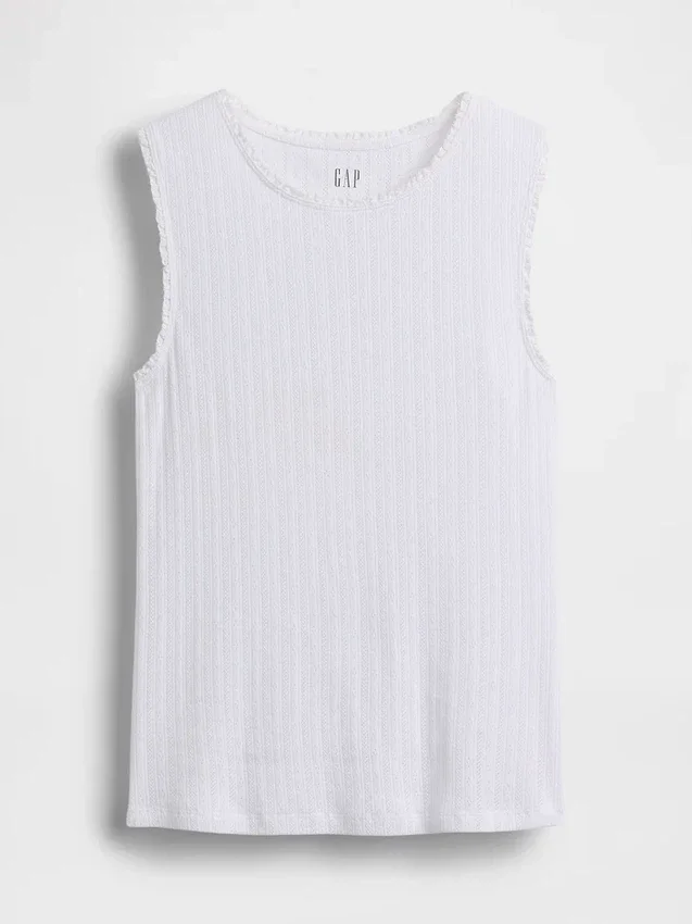 Pointelle-tanktop