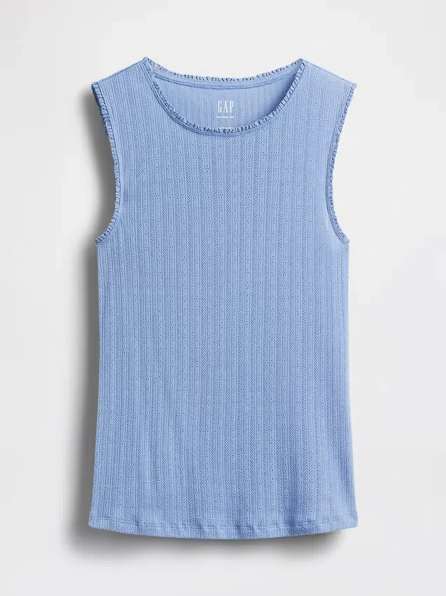 Pointelle-tanktop