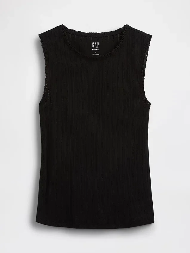 Pointelle-tanktop