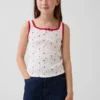 Pointelle-tanktop for barn