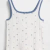 Pointelle-tanktop for barn