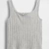 Pointelle-tanktop for barn