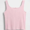 Pointelle-tanktop for barn