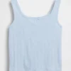 Pointelle-tanktop for barn