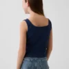 Pointelle-tanktop for barn