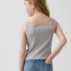 Pointelle-tanktop for barn
