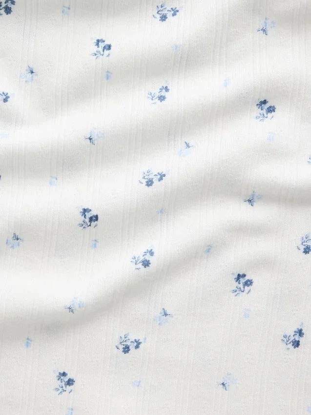 Pointelle-tanktop for barn
