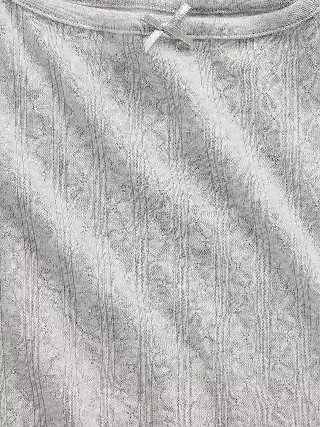 Pointelle-tanktop for barn