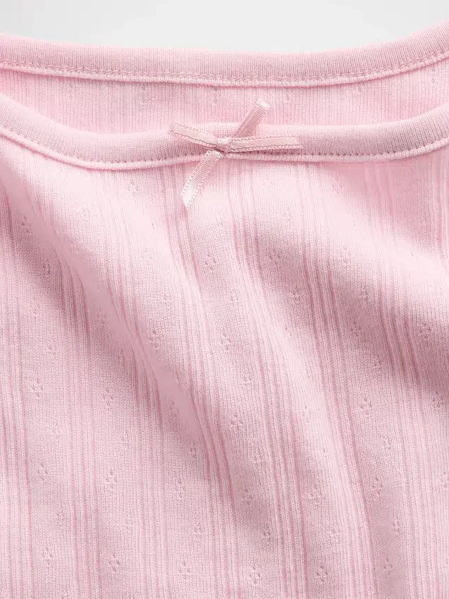 Pointelle-tanktop for barn