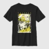 Pokémon Pikachu-manga-T-skjorte for barn