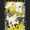 Pokémon Pikachu-manga-T-skjorte for barn