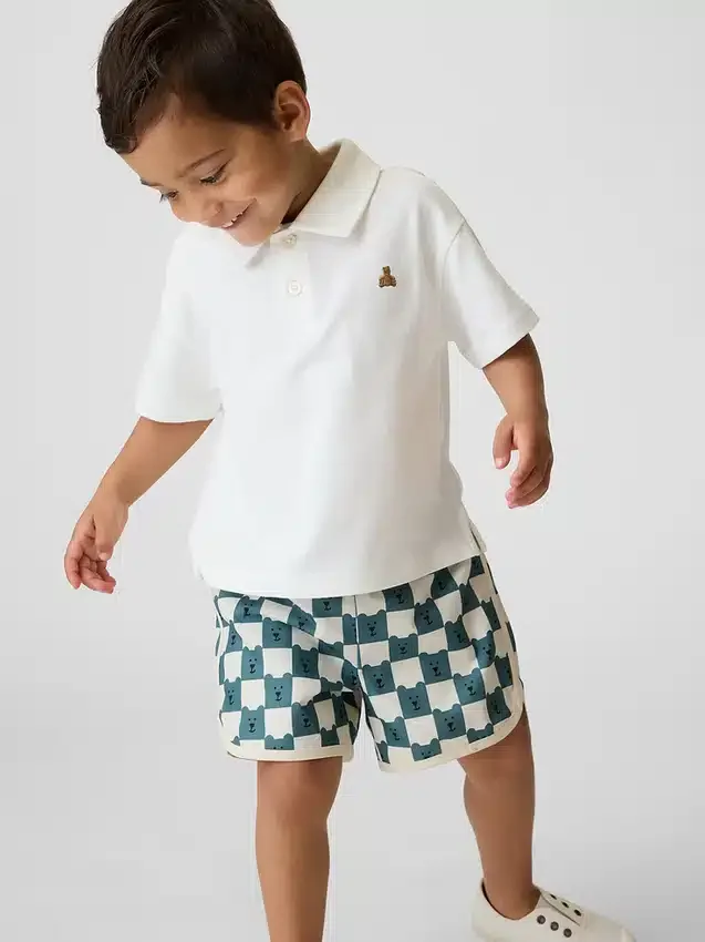 Polo-skjorte i boksform for Baby og Småbarn