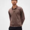 Polo-skjorte i tykk jersey