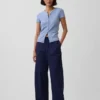 Poplin Easy Barrel-bukser