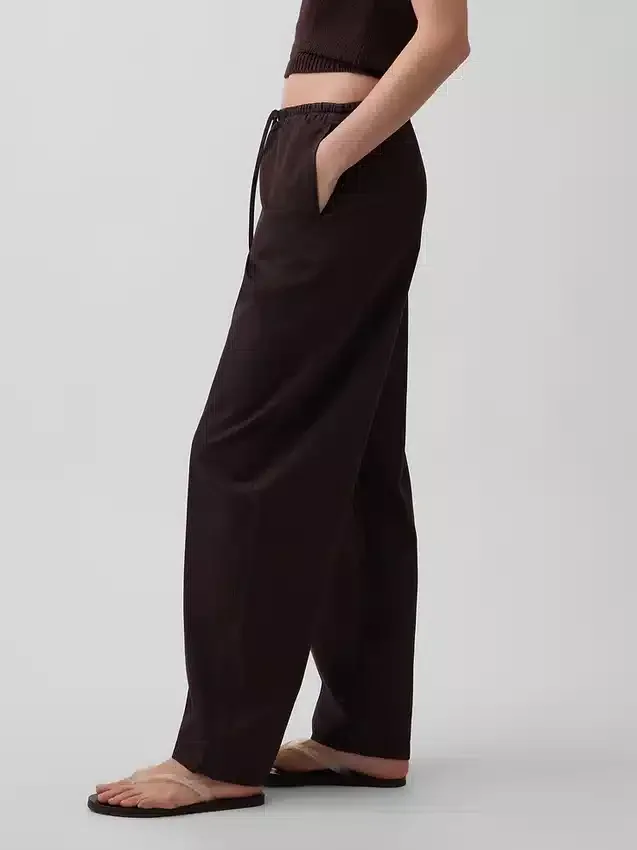 Poplin Easy Barrel-bukser