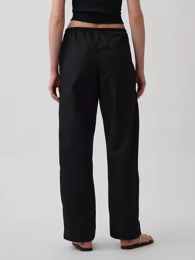 Poplin Easy Barrel-bukser