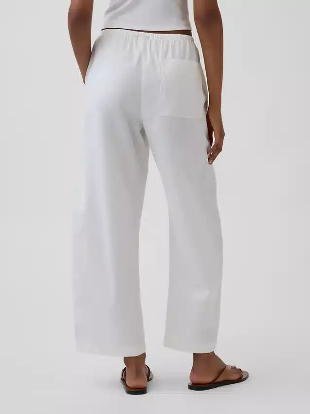 Poplin Easy Barrel-bukser